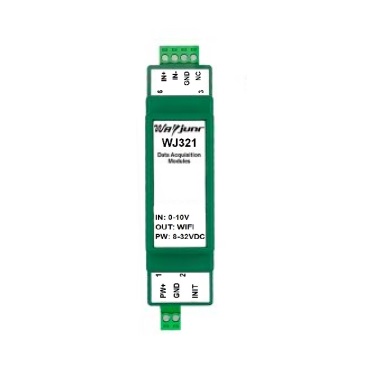 4-20mA或0-10V轉(zhuǎn)網(wǎng)絡(luò)Modbus TCP和MQTT，WiFi采集模塊 WJ321