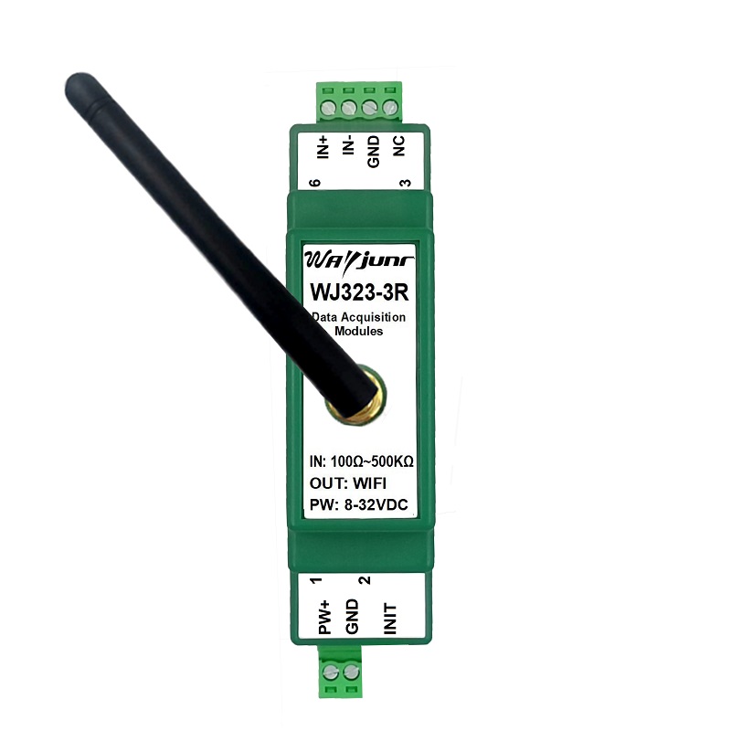 電阻電位器電子尺轉(zhuǎn)網(wǎng)絡(luò)Modbus TCP和MQTT，WiFi采集模塊 WJ323