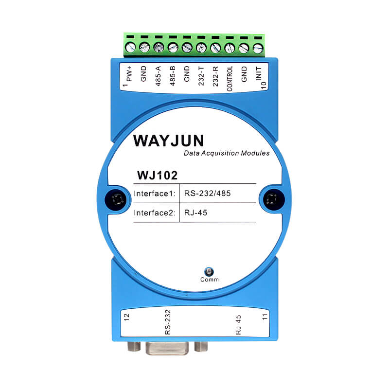 WJ102系列 Modbus RTU轉(zhuǎn)Modbus TCP模塊